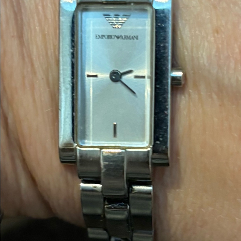 Giorgio Armani Silver Watch Preowned